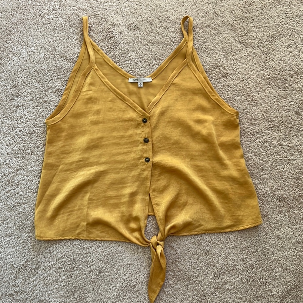 Yellow tank top